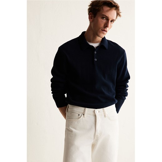 H & M - Top polo Regular Fit - Niebieski ze sklepu H&M w kategorii T-shirty męskie - zdjęcie 169595626