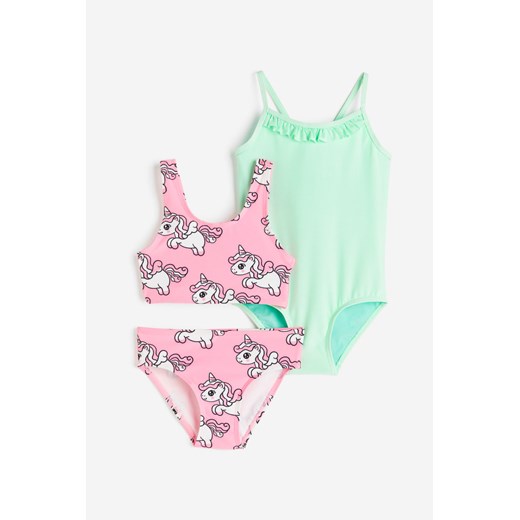 H & M - Bikini i kostium kąpielowy - Różowy ze sklepu H&M w kategorii Stroje kąpielowe - zdjęcie 169595838