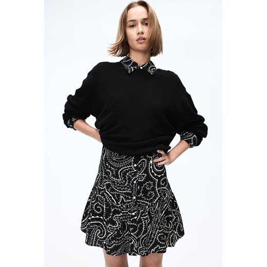 H & M - Szmizjerka oversize - Czarny ze sklepu H&M w kategorii Sukienki - zdjęcie 169595868