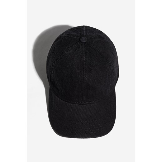 H & M - Dżinsowa czapka z daszkiem - Czarny ze sklepu H&M w kategorii Czapki z daszkiem damskie - zdjęcie 169595996