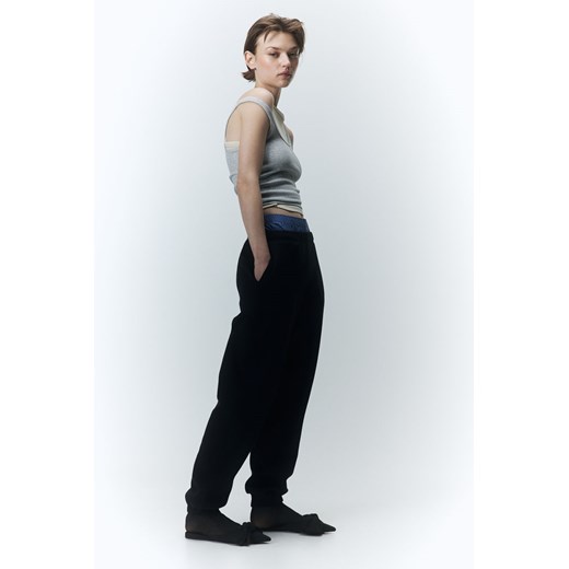 H & M - Joggersy - Czarny ze sklepu H&M w kategorii Spodnie damskie - zdjęcie 169596347