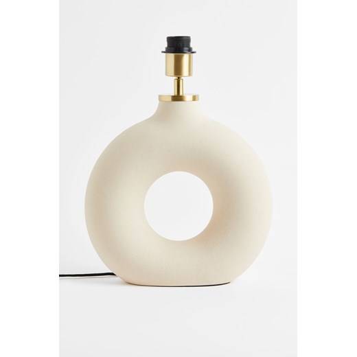 H & M - Ceramiczna podstawa lampy - Biały ze sklepu H&M w kategorii Podstawy lamp - zdjęcie 169596358