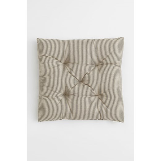 H & M - Pasiasta poduszka na krzesło - Beżowy ze sklepu H&M w kategorii Tekstylia ogrodowe - zdjęcie 169596835