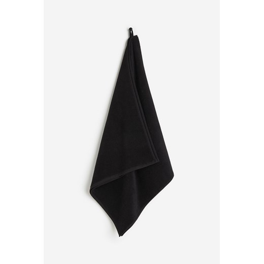 H & M - Duży ręcznik kąpielowy z frotte - Czarny ze sklepu H&M w kategorii Ręczniki - zdjęcie 169596896