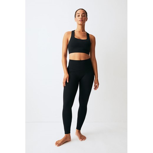 H & M - Bezszwowe legginsy sportowe DryMove - Czarny ze sklepu H&M w kategorii Spodnie damskie - zdjęcie 169596908