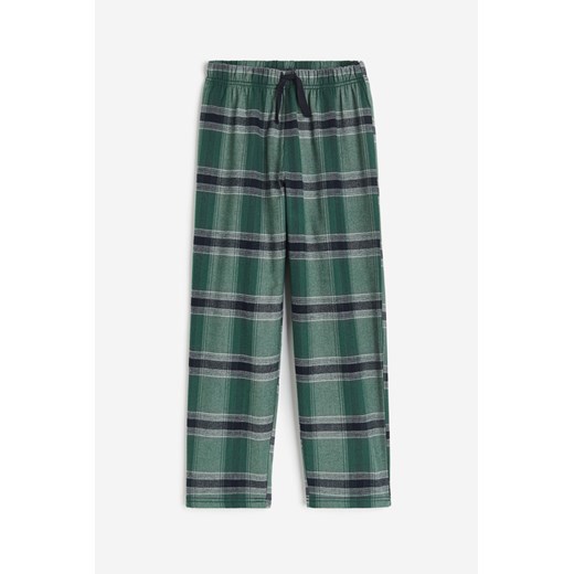 H & M - Bawełniane spodnie piżamowe - Zielony ze sklepu H&M w kategorii Piżamy dziecięce - zdjęcie 169596957