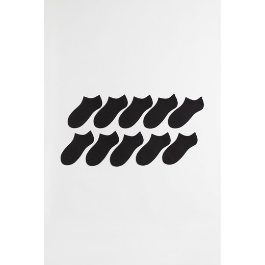 H & M - Krótkie skarpety 10-pak - Czarny ze sklepu H&M w kategorii Skarpetki damskie - zdjęcie 169597075