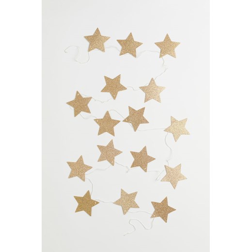 H & M - Girlanda z błyszczących gwiazd - Złoty ze sklepu H&M w kategorii Pokój dziecięcy - zdjęcie 169597208