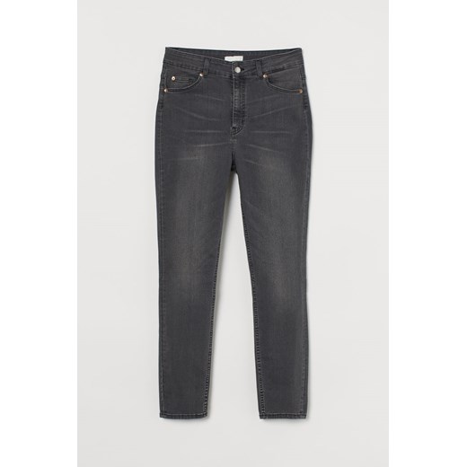 H & M - H & M+ Skinny High Jeans - Szary ze sklepu H&M w kategorii Jeansy damskie - zdjęcie 169597447