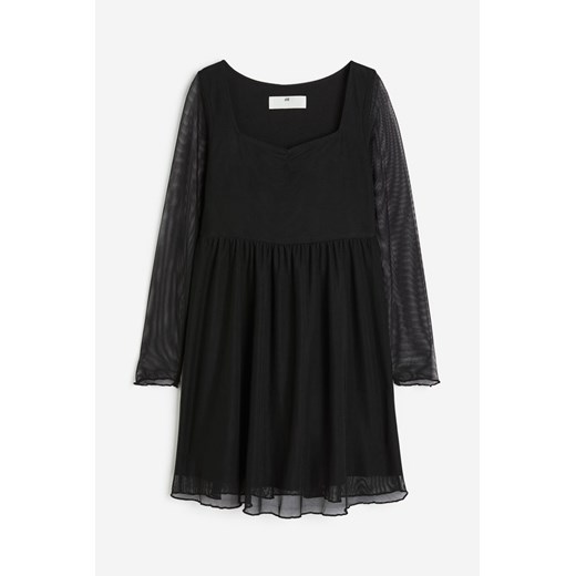 H & M - Sukienka z długim rękawem - Czarny H & M 146 H&M
