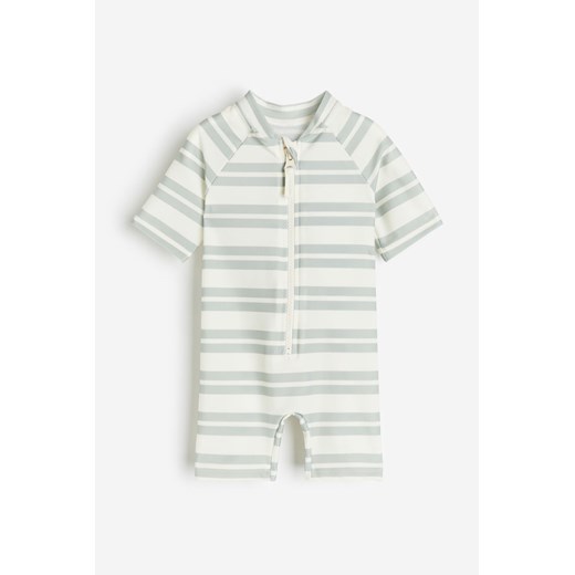 H & M - Kostium kąpielowy z UPF 50 - Biały ze sklepu H&M w kategorii Odzież dla niemowląt - zdjęcie 169597996