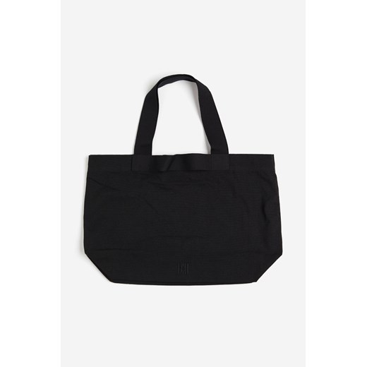 H & M - Płócienna torba shopper - Czarny ze sklepu H&M w kategorii Torby Shopper bag - zdjęcie 169598509