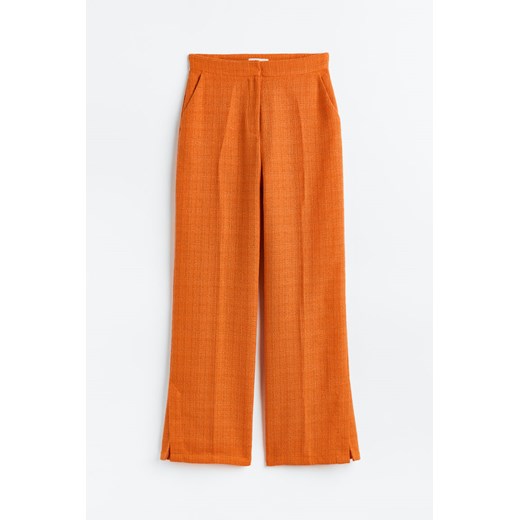 H & M - Szerokie spodnie - Pomarańczowy ze sklepu H&M w kategorii Spodnie damskie - zdjęcie 169598719