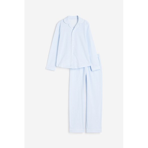 H & M - Dżersejowa piżama - Niebieski ze sklepu H&M w kategorii Piżamy dziecięce - zdjęcie 169599176