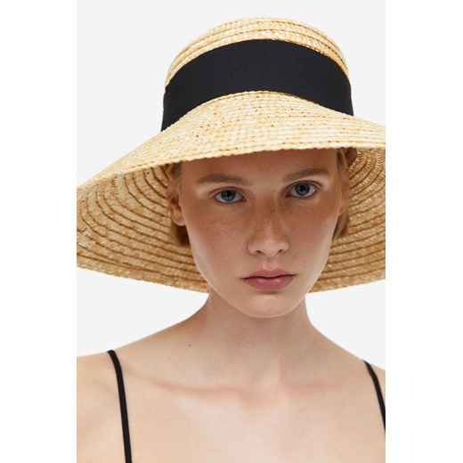 H & M - Ręcznie pleciony kapelusz'słomkowy - Beżowy H & M 54 H&M