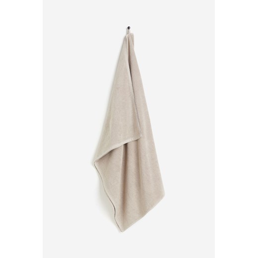 H & M - Duży ręcznik kąpielowy z frotte - Brązowy ze sklepu H&M w kategorii Ręczniki - zdjęcie 169599227