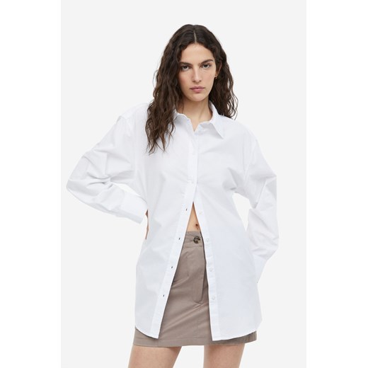 H & M - Koszula oksfordzka - Biały H & M L H&M