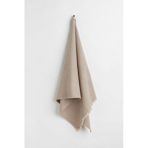 H & M - Waflowy ręcznik kąpielowy - Brązowy H & M 70x140 H&M
