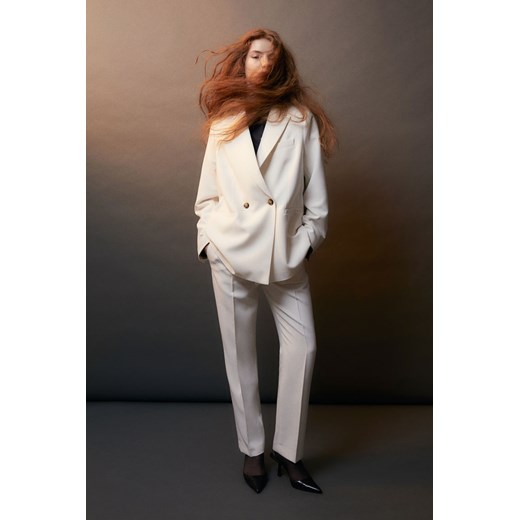 H & M - Wąskie spodnie - Biały H & M 48 H&M