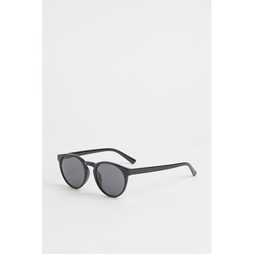 H & M - Okrągłe okulary przeciwsłoneczne - Czarny ze sklepu H&M w kategorii Okulary przeciwsłoneczne męskie - zdjęcie 169600027