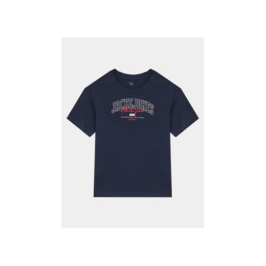 Jack&Jones Junior T-Shirt 12237120 Granatowy Loose Fit ze sklepu MODIVO w kategorii T-shirty chłopięce - zdjęcie 169600345