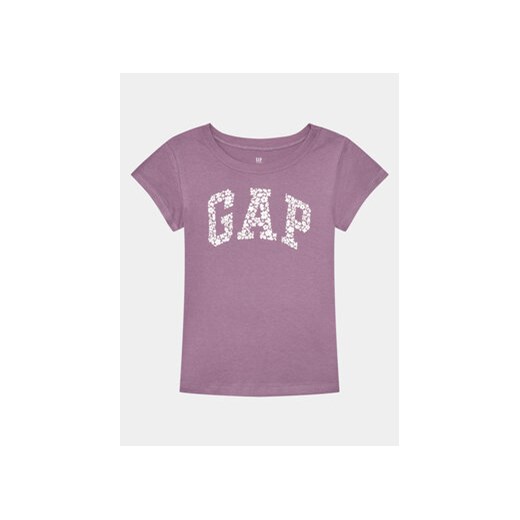 Gap T-Shirt 787216-08 Fioletowy Regular Fit ze sklepu MODIVO w kategorii Bluzki dziewczęce - zdjęcie 169600367
