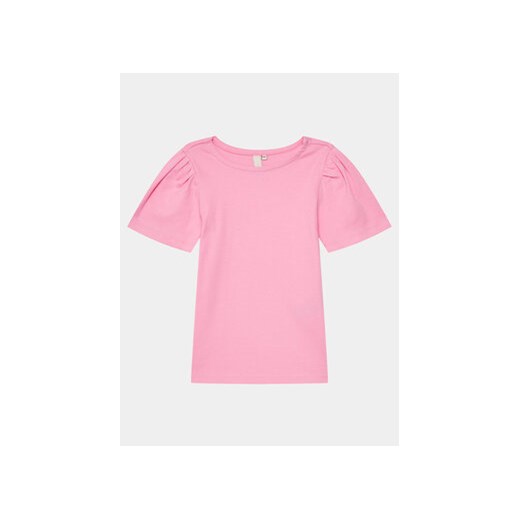 Pieces KIDS T-Shirt Tania 17136158 Różowy Slim Fit ze sklepu MODIVO w kategorii Bluzki dziewczęce - zdjęcie 169600408