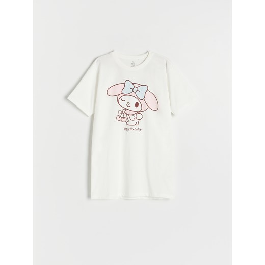 Reserved - Bawełniana koszula nocna My Melody - złamana biel Reserved 146/152 (10-11 lat) Reserved