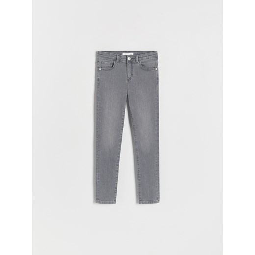 Reserved - Jeansy slim - szary ze sklepu Reserved w kategorii Spodnie dziewczęce - zdjęcie 169602295