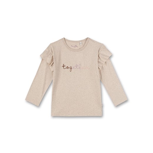 Sanetta Kidswear Koszulka w kolorze beżowym ze sklepu Limango Polska w kategorii Bluzki dziewczęce - zdjęcie 169603866