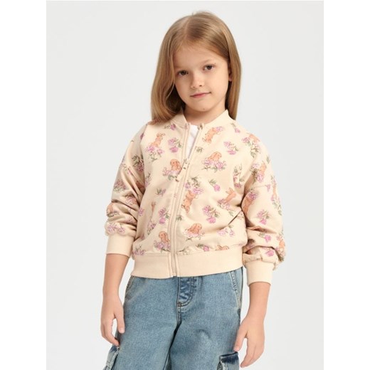 Sinsay - Bluza rozpinana - kremowy ze sklepu Sinsay w kategorii Bluzy dziewczęce - zdjęcie 169606285