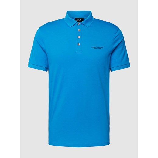 Koszulka polo z nadrukiem z logo ze sklepu Peek&Cloppenburg  w kategorii T-shirty męskie - zdjęcie 169608546