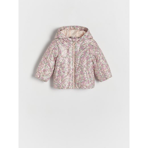 Reserved - Pikowana kurtka w kwiaty - wielobarwny ze sklepu Reserved w kategorii Kombinezony i kurtki - zdjęcie 169615005