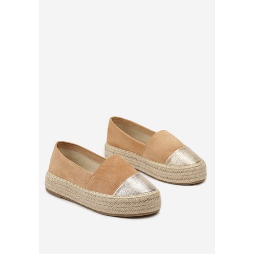 Espadryle damskie Born2be z tkaniny bez zapięcia