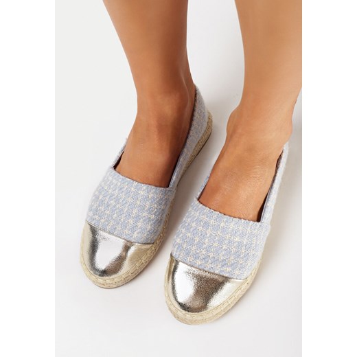 Espadryle damskie Born2be tkaninowe bez zapięcia casual 