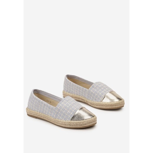 Espadryle damskie Born2be tkaninowe casual bez zapięcia 