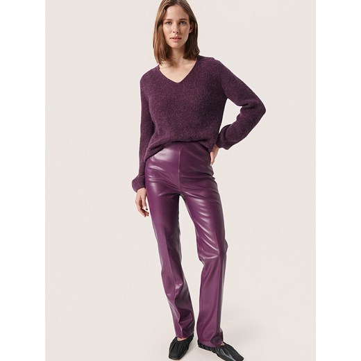 Soaked in Luxury Sweter &quot;Tuesday&quot; w kolorze fioletowym ze sklepu Limango Polska w kategorii Swetry damskie - zdjęcie 169617267