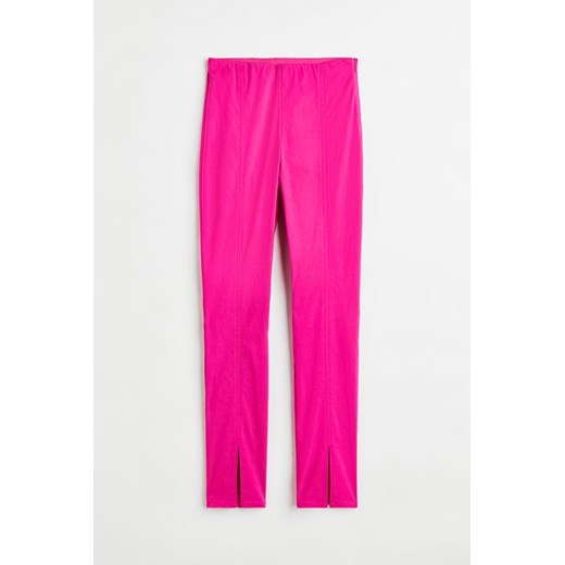 H & M - Wąskie spodnie - Różowy ze sklepu H&M w kategorii Spodnie damskie - zdjęcie 169617528