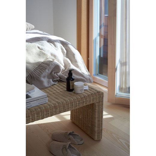 H & M - Koc z domieszką wełny - Beżowy H & M 130x170 H&M