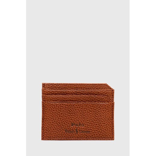 Polo Ralph Lauren portfel kolor brązowy ze sklepu ANSWEAR.com w kategorii Etui - zdjęcie 169619527