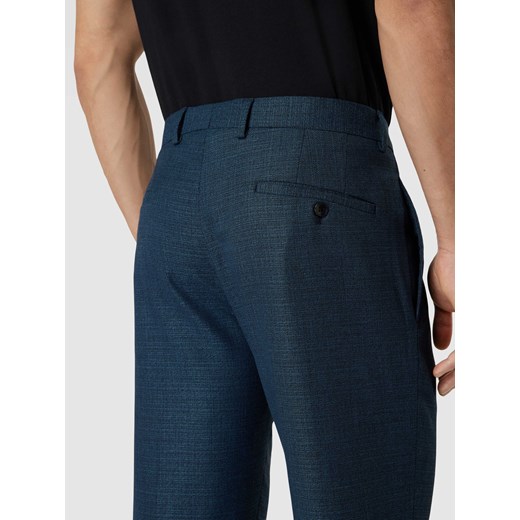 Spodnie do garnituru o kroju slim fit z efektem melanżu model ‘Kynd’ Strellson 102 Peek&Cloppenburg 