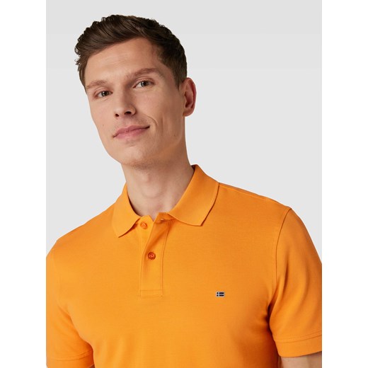 Koszulka polo o kroju slim fit w jednolitym kolorze XXL Peek&Cloppenburg 