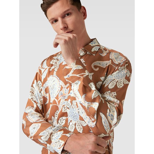 Koszula biznesowa o luźnym kroju ze wzorem na całej powierzchni model ‘Matty’ Joop! 38 Peek&Cloppenburg 