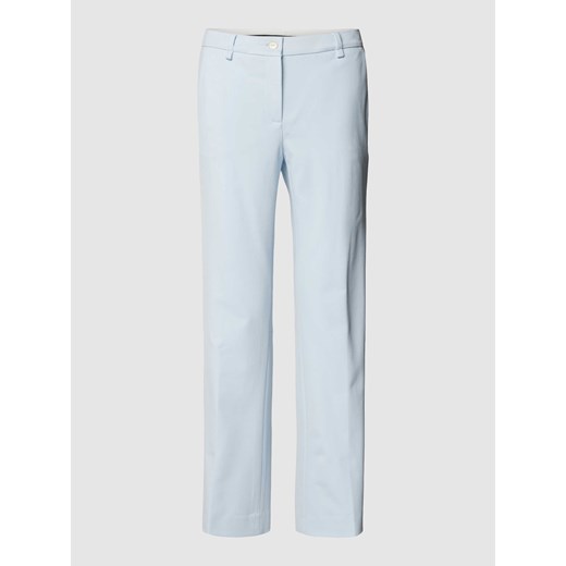 Spodnie materiałowe o kroju regular fit z elastycznym pasem ze sklepu Peek&Cloppenburg  w kategorii Spodnie damskie - zdjęcie 169620628