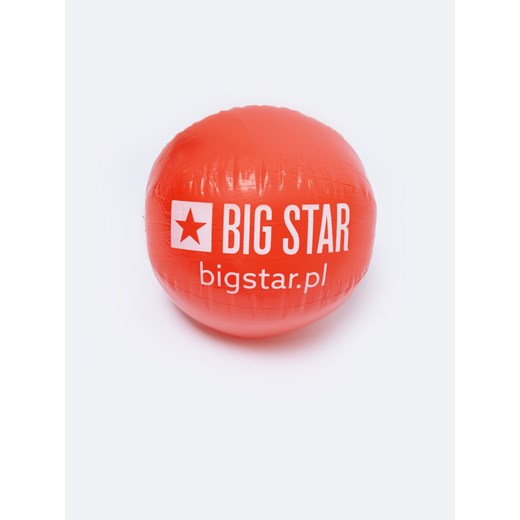 Piłka plażowa czerwona z logo BIG STAR ze sklepu Big Star w kategorii Dmuchańce do wody - zdjęcie 169625809