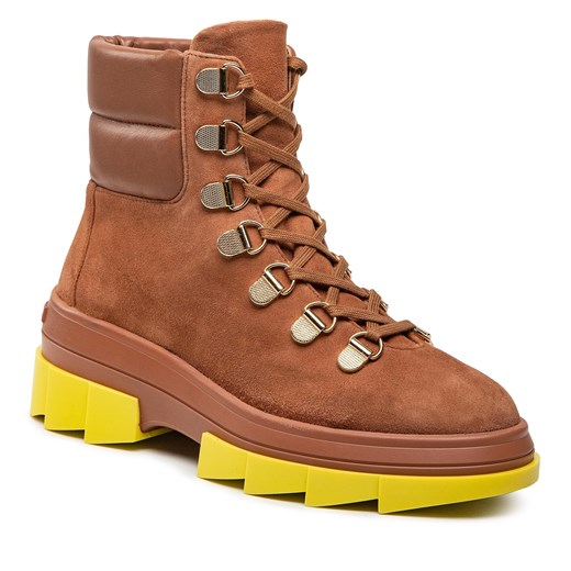 Trapery Stuart Weitzman Noho Hiker Bootie SC739 Cappucino Stuart Weitzman 38 eobuwie.pl