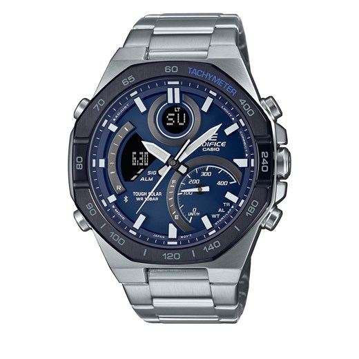 Zegarek Casio Edifice Racing ECB-950DB-2AEF Silver Casio one size eobuwie.pl