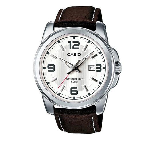 Zegarek Casio MTP-1314PL-7AVEF Brązowy ze sklepu eobuwie.pl w kategorii Zegarki - zdjęcie 169626328