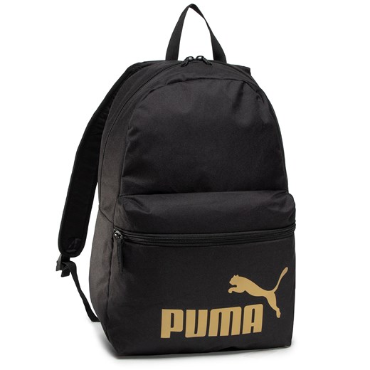 Plecak Puma Phase Backpack 075487 49 Puma Black/Golden Logo Puma one size promocyjna cena eobuwie.pl