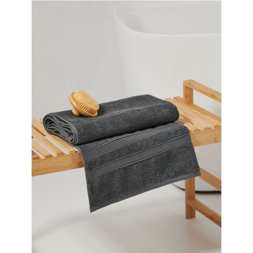 Sinsay - Ręcznik bawełniany - szary Sinsay Jeden rozmiar Sinsay